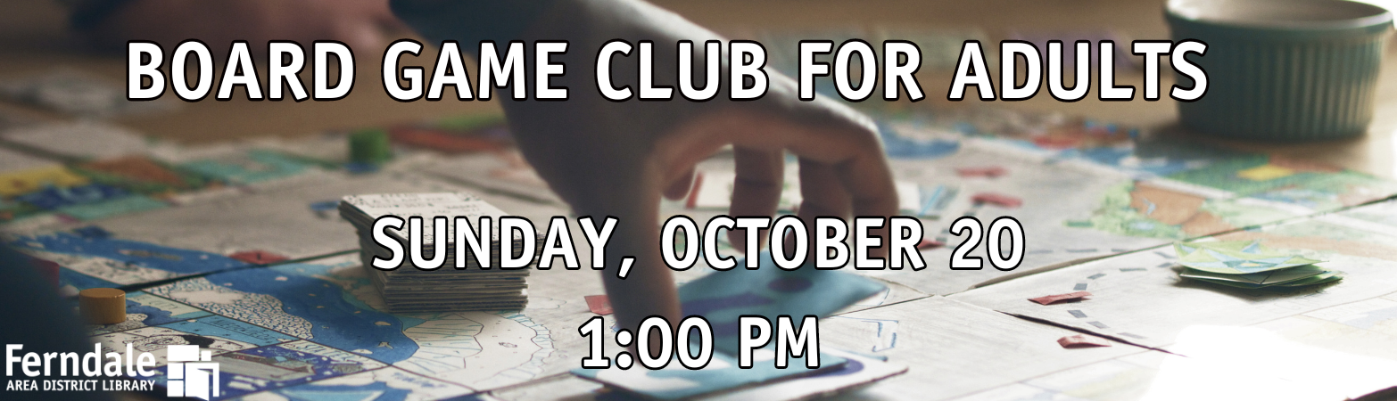 Board Game Club for Adults